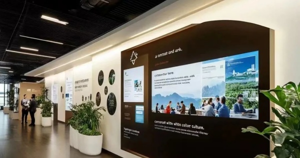 形象墻成為傳遞企業(yè)魅力的超級媒介！